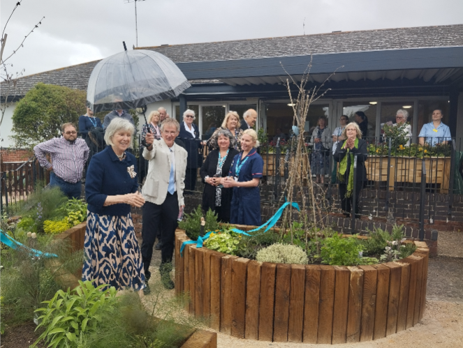 Lord Lieutenant of Essex opens Halstead Community Hospital Garden (2)